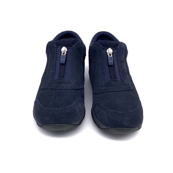 AETREX Suede Ankle Boot Navy 6 - Picture 2 of 9